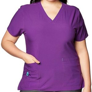 Carhartt electric violet scrub set